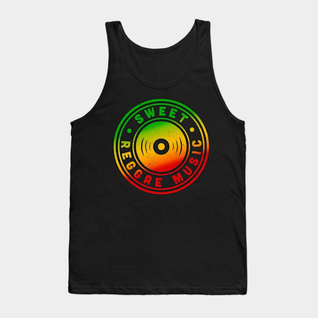 Sweet Reggae Music Rasta Colors Tank Top by rastauniversity